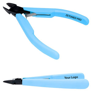 เครื่องตัดด้านข้างความแม่นยำสูง สแตนเลสสตีล พร้อมด้ามจับพลาสติกและสปริงใบพัดคู่ รุ่นปรับแต่งได้ ZETOMED PRO DIY - Product Image 6