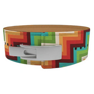 Ceinture de musculation à boucle à levier imprimée colorée, robuste, pour haltérophilie, entraînement de force en salle de sport, soutien lombaire, design personnalisé - Product Image 2