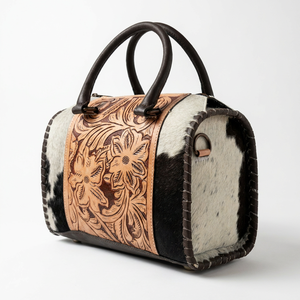 Weekender Sport Large Capacity Durable Lightweight Genuine <b>Leather</b> Travel Bag - Product Image 3