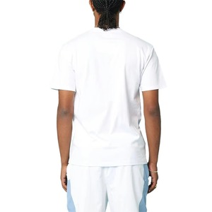 Conjunto de Pantalones Cortos de Algodón de Color Sólido para Hombre, con Cordón, Cintura Elástica Media, Transpirable, con Estampado de Serigrafía, Tejido de Punto, Color Blanco - Product Image 2