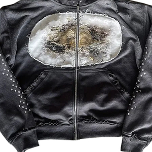 Ropa de hombre personalizada de primera calidad, último estilo, 100% algodón, sudaderas con capucha para hombre, tallas grandes, sudaderas y sudaderas con capucha para hombre - Product Image 4