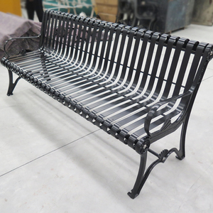 <span class=keywords><strong>Banc</strong></span> <span class=keywords><strong>de</strong></span> patio moderne en acier et métal résistant aux intempéries Offre Spéciale - Product Image 4