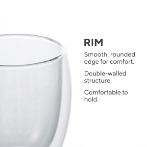 Gobelets en verre borosilicate réutilisables classiques en gros pour boissons bien-être, smoothies et marques de boissons fonctionnelles - Product Image 3