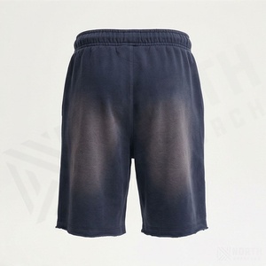 Nuevos Shorts para Hombre 2025 con Lavado Ácido, Logotipo Bordado Personalizado, Cómodos, de Tela Gruesa y Largos, de la Mejor Calidad - Product Image 2