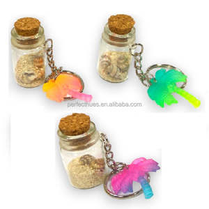 Patrón de animal de arena natural Impresión UV Botella Llavero Bolsa Encanto Logotipo personalizado Idea de recuerdo - Product Image 2