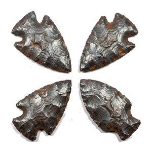Pointes de flèche en pierre naturelle, hématite, jaspe fantaisie, pour la lithothérapie, vente en gros de pierres précieuses et de cristaux - Product Image 5