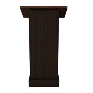Leggio da Chiesa in Legno Alto 44 Pollici con Supporto per Microfono e 2 Ripiani per Presentazioni - Product Image 3