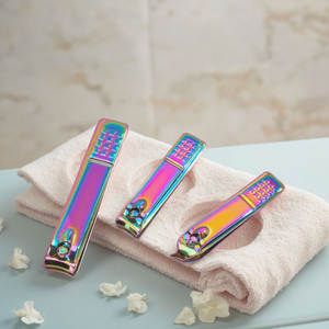 KAAMIR INSTRUMENTS Premium Professional Pedicure Manicure Kit 10pc <b>Nail</b> Treatment <b>Set</b> 4-in-1 <b>Nail</b> Clipper Portable Metal Bag for - Product Image 5