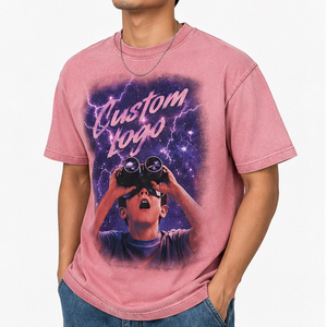 Camiseta Premium para Hombre, Precio al por Mayor, Diseño Gráfico Impreso en DTG, Estilo Vintage, 100% Algodón, Talla Grande, Streetwear - Product Image 2