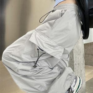 <b>Women</b> Y2K Cargo <b>Pants</b> Loose Fit Multi Pocket <b>Parachute</b> Trousers Bulk Supplier - Product Image 4