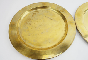 Platos decorativos para mesa, bandejas para velas, accesorios de vajilla para eventos de boda, platos thali de latón. - Product Image 2