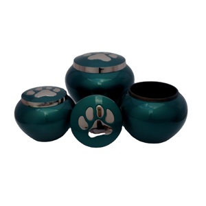 <b>Urn</b> for <b>Pet</b> Ashes Paw Print <b>Urn</b> for Animals Metal Size Customized Wholesale Funeral Supplies Decorative <b>Pet</b> <b>Urn</b> - Product Image 4