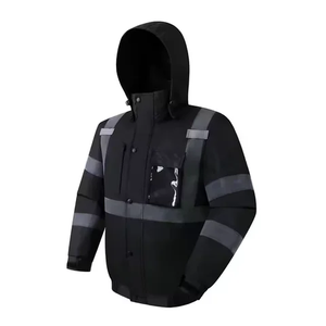 Reflector Reflective Waterproof Safety Jackets for Winter <b>Construction</b> Use with Customized Logo and Colors - Product Image 3