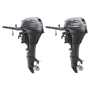 Motor fuera de borda Yamaha F20SMHB de 20 HP y 4 tiempos con revestimiento resistente a la corrosión para uso en agua salada (exportación) - Product Image 1