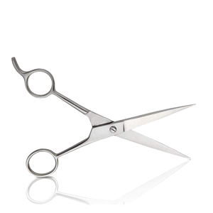 Tijeras de peluquería de acero inoxidable 4Cr13 con forma de sauce 6.0, para diestros, mango mediano, punta roma de goma, 28 dientes - Product Image 4