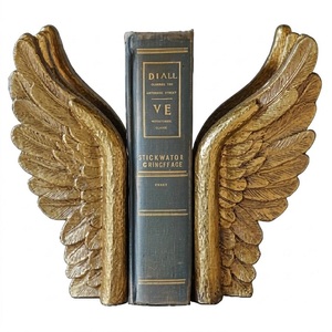 ที่กั้นหนังสือรูปสัตว์ทำจากอะลูมิเนียมหล่อขึ้นรูป ราคาประหยัด พร้อมผิวสัมผัสแบบโบราณ สำหรับตกแต่งบ้าน สำนักงาน ของขวัญสำหรับผู้ชาย - Product Image 5