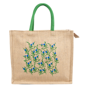 Bolsas de Yute Reutilizables con Cierre de Cremallera, Estéticas, para la Escuela, la Universidad, Viajes y la Playa - Product Image 1