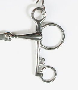 Mors de cheval Pelham à double renfort avec chaîne de bridage pour un contrôle avancé, mors de cheval Weymouth en acier inoxydable OEM à vendre - Product Image 2