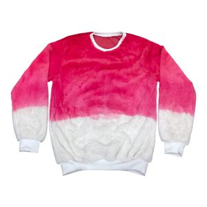Pull en fausse fourrure douce pour femme, pull chaud en peluche pour l'hiver, pull personnalisé avec blocs de couleur - Product Image 1