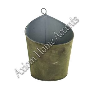 Maceta de metal hecha a mano con un acabado brillante, ideal para suculentas y hierbas de interior, decoración elegante para el hogar de Axiom Home Accents - Product Image 2