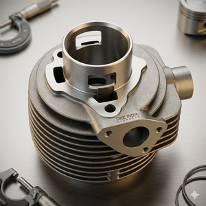 Bloque de Cilindros para Motor de Auto Rickshaw de 3 Ruedas |   Pieza de Repuesto de Motor OEM - Product Image 1