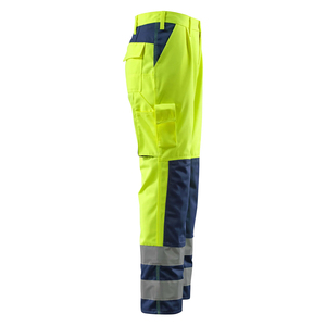 Custom Safety Workwear <b>Waterproof</b> Water Resistant Hi Visibility Adjustable Waist Reflective Lightweight Polyester <b>Work</b> Pants - Product Image 5