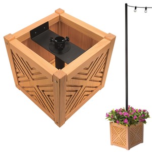 Jarrones y macetas de madera de mango, OEM, personalizados, venta al por mayor |   Aqdus Saleem India - Product Image 1