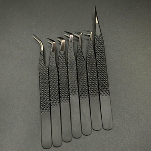 Pince à épiler japonaise DANTRIC IMPLANTS FR-66 à pointe en nanofibre, lisse, précise, durable, antimagnétique et antistatique pour extensions de cils - Product Image 5