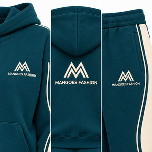 Conjunto de Sudadera con Capucha y Pantalones Deportivos Oversize Personalizados con Lavado Ácido, Ligeros, 100% Algodón, Estilo Urbano, MANGOES FASHION, Ecológicos - Product Image 4