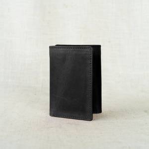 Cartera Trifold de Cuero Genuino para Hombre, Doble Compartimento para Billetes, Bloqueo RFID, Tarjetero Delgado, Venta al por Mayor NTW-0016B - Product Image 3
