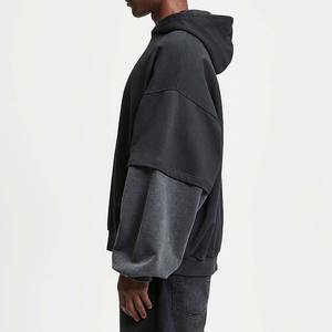 Sudadera con Capucha Extra Grande para Hombre, Bordada a Medida, 100% Algodón Pesado, Estilo Urbano, con Diseño Vintage y Función Anti-Encogimiento - Product Image 3