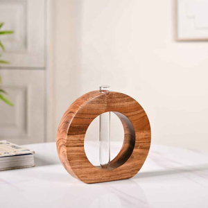 Vase mural en bois Art Déco de qualité supérieure, écologique, fait main, décoration intérieure pour mariages, options de cadeaux exclusifs - Product Image 5