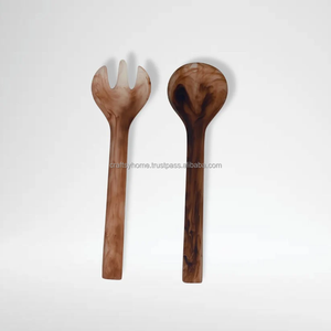 Ensemble de vaisselle en résine de haute qualité Spork cuillère à salade pour salle à manger formelle décontractée ustensiles de cuisine religieux pour la décoration de la maison nourriture - Product Image 2