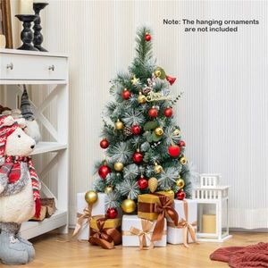Albero di Natale Artificiale di Lusso Pre-Illuminato da 2,1 m, in PVC di Alta Qualità, Pieghevole, da Tavolo, per Esterni, Decorativo e Realistico, 0,9 m - Product Image 2