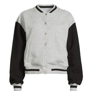 Veste universitaire professionnelle personnalisée pour homme, style Letterman, longue, avec manches en cuir, col montant, finement enduite, disponible pour l'hiver - Product Image 1