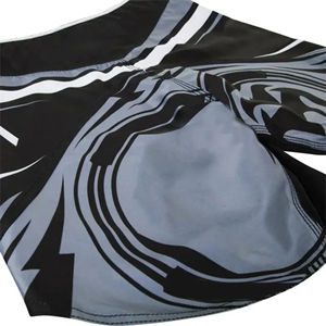 Mens Eco-Friendly <b>Athletic</b> Running Shorts Oxford Fabric Polyester/Cotton Sublimation Printed Front Logo Gym Workout Elastic Mid - Product Image 4