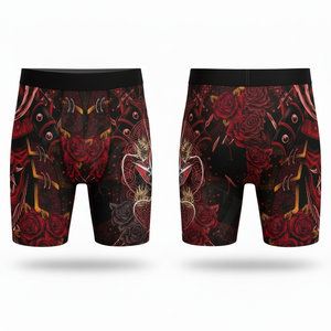 MMA Clothing Martial Arts Compression Shorts Custom All Over Printed Gothic Athletic <b>Boxer</b> Briefs Breathable Stretch Shorts Men - Product Image 2