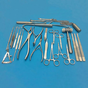 ชุดเครื่องมือผ่าตัดเสริมจมูก 57 ชิ้น ทำจากสแตนเลสสตีล สำหรับการผ่าตัดจมูกด้วยมือ ชุดเครื่องมือศัลยกรรมพลาสติกสำหรับการผ่าตัดกระดูกบริเวณจมูก - Product Image 1