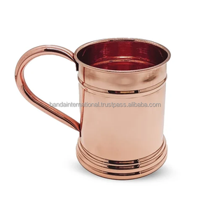 Taza de cobre de alta calidad con asa y acabado pulido para beber y uso en la cocina, taza de cobre a prueba de fugas - Product Image 5