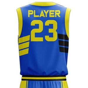 Tenues de basketball de qualité supérieure, sur mesure, 100% polyester, nouveau design, en vente en ligne - Product Image 3