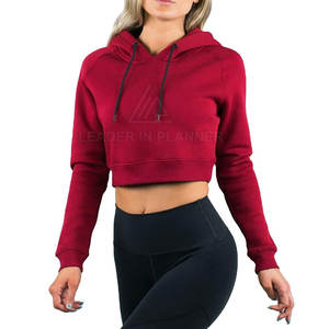 Impression de logo personnalisée, meilleur design, sweat-shirt court décontracté, sweat-shirt court personnalisé pour femmes - Product Image 2