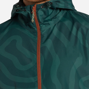 Veste coupe-vent à capuche en nylon 100 % imperméable avec fermeture éclair, service OEM, logo personnalisé, collection hiver 2026 – Offre spéciale pour hommes - Product Image 4