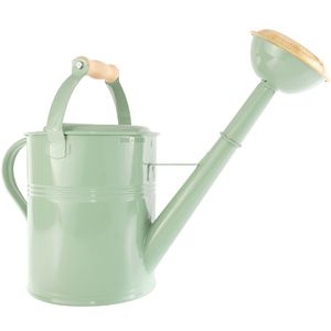 Arrosoir en métal design, motifs floraux imprimés sur émail, aspect attrayant, outil d'arrosage durable pour plantes d'intérieur et d'extérieur - Product Image 2