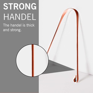 100% Pure Copper Tongue Cleaner Tongue Scrapper Set Metal Tongue <b>Cleaning</b> <b>Tools</b> Fight Bad Breath Natural at Wholesale Price - Product Image 4