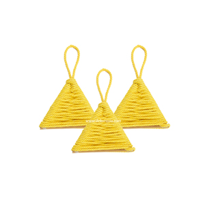 Adorno Colgante Triangular para Árbol de Navidad, Suministros Decorativos para Manualidades, Decoración Festiva - Product Image 1