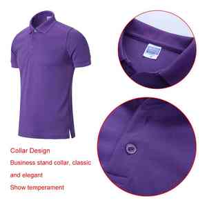 เสื้อโปโลผู้ชายลำลองสำหรับฤดูร้อน ดีไซน์ใหม่ แขนสั้น ปกเสื้อแบบปกเชิ้ต  เสื้อผ้าธุรกิจแฟชั่น  บางเบา ระบายอากาศได้ดี - Product Image 4