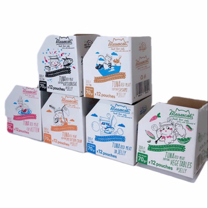 I350 Ivory Board Customizable Eco-Friendly Recycled <b>Material</b> Food Shipping Slotted Boxes Air Sea Express Wholesale <b>Packaging</b> - Product Image 1