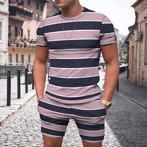 Ensembles de shorts décontractés d'été pour hommes, respirants, imprimés en sérigraphie, sur mesure, les plus vendus - Product Image 2
