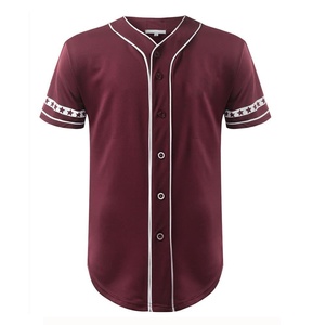 เสื้อเบสบอลคุณภาพสูง ปี 2026 แบบยูนิเซ็กซ์ พิมพ์ลาย ระบายอากาศได้ดี ไซส์พลัส  รับสั่งทำ  ผ้าโพลีเอสเตอร์ 100% แห้งเร็ว คอวี - Product Image 1