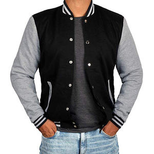 Veste universitaire en laine 100% doublée polaire de qualité supérieure pour homme, nouvelle collection, vente chaude, personnalisation du logo, séchage rapide, écologique, pas cher - Product Image 3